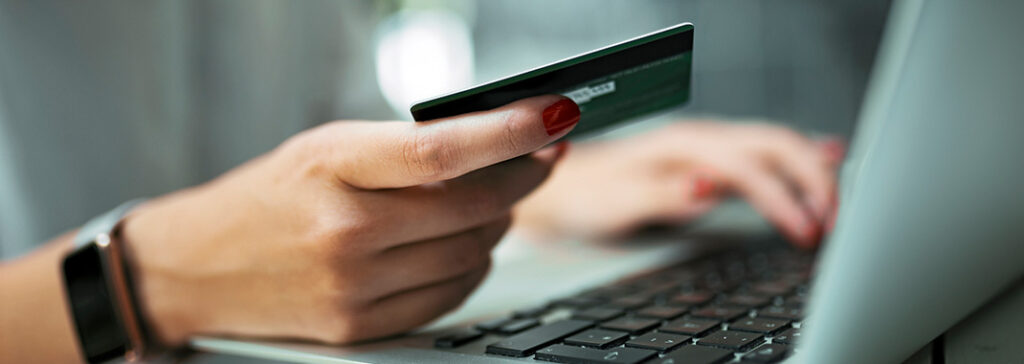 using credit card online