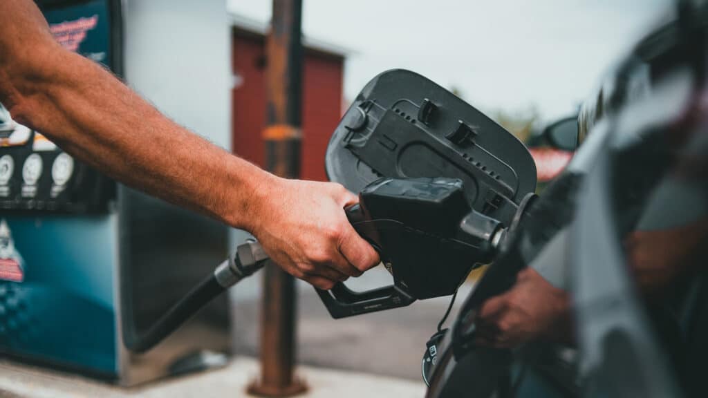 pumping gas