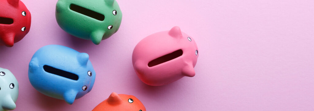 multiple piggy banks