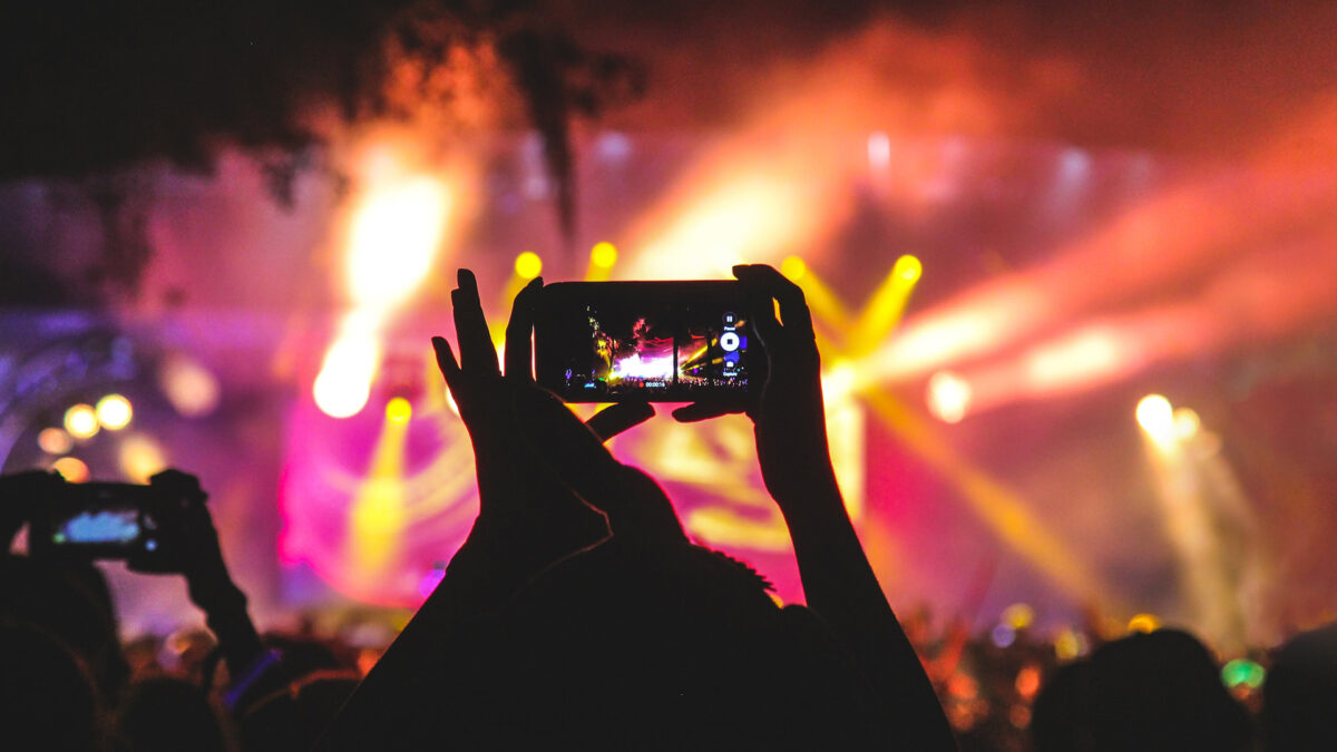 crowd at a concert