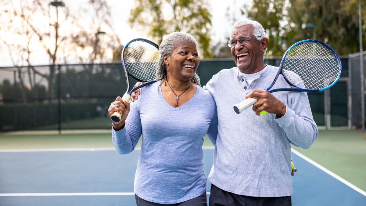 retired couple